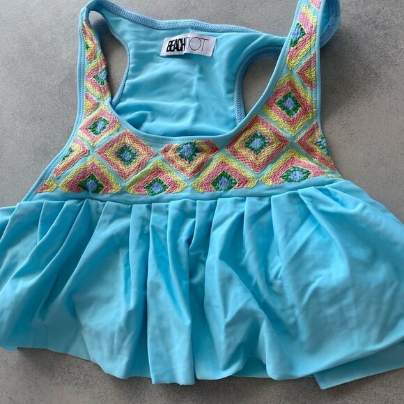 Beach Riot Embroidered Bikini Top - Picture 2 of 8